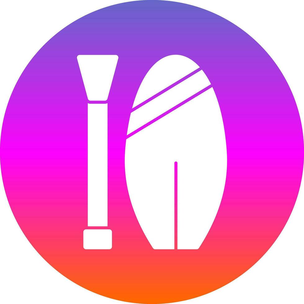 Paddle board Vector Icon Design