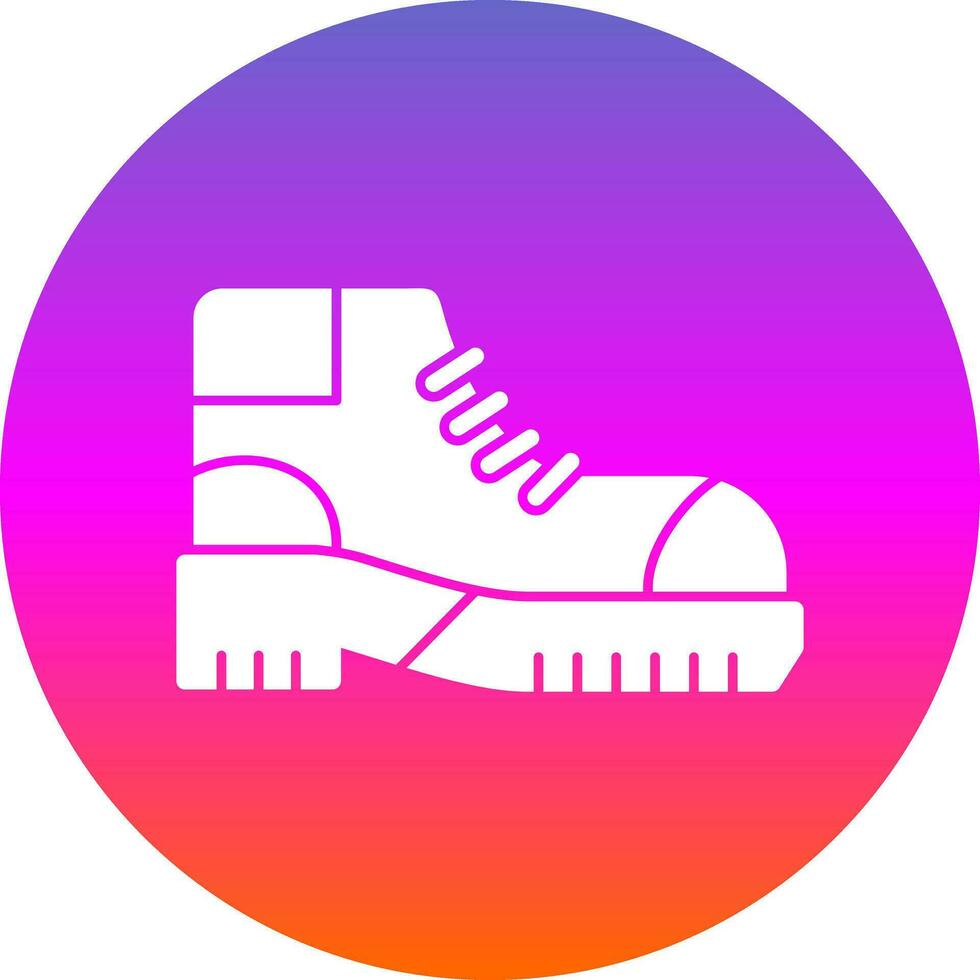 Hiking boots Vector Icon Design