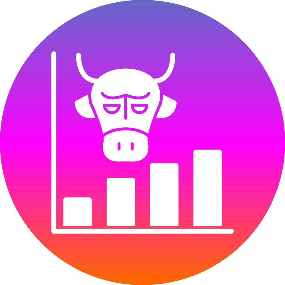 Bull market Vector Icon Design