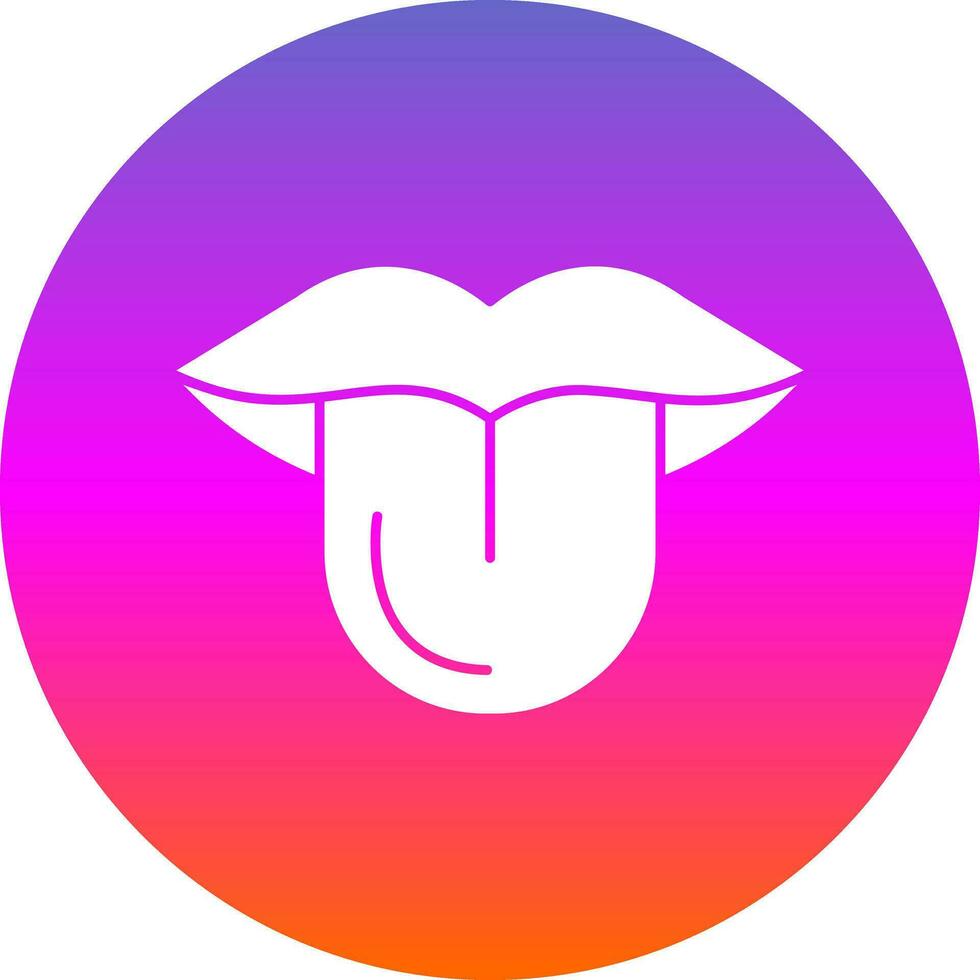 Tongue Vector Icon Design