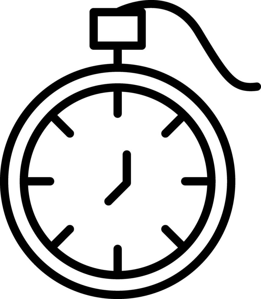 Pocket watch Vector Icon Design