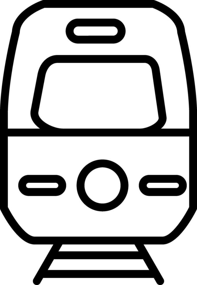 diseño de icono de vector de metro