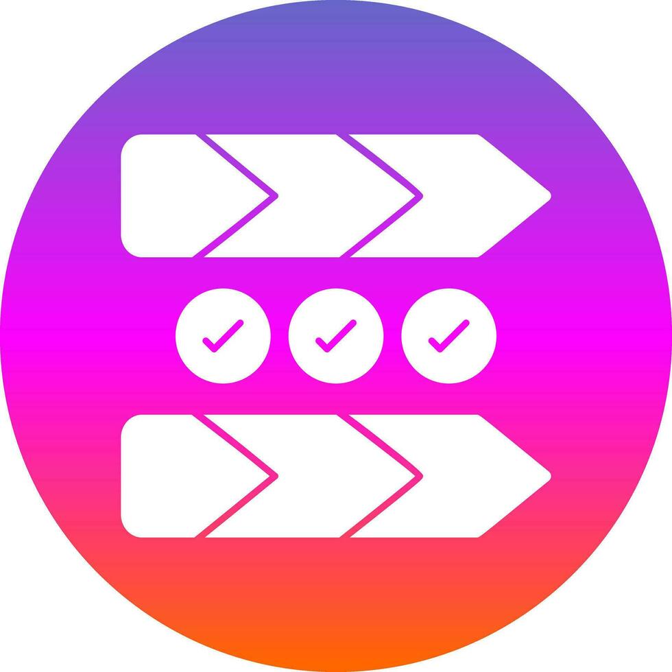 Value chain Vector Icon Design