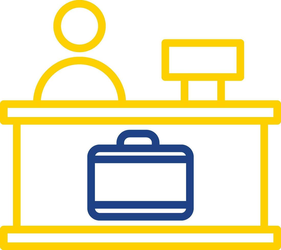 Check-in Vector Icon Design