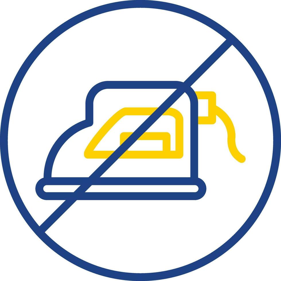 No iron Vector Icon Design