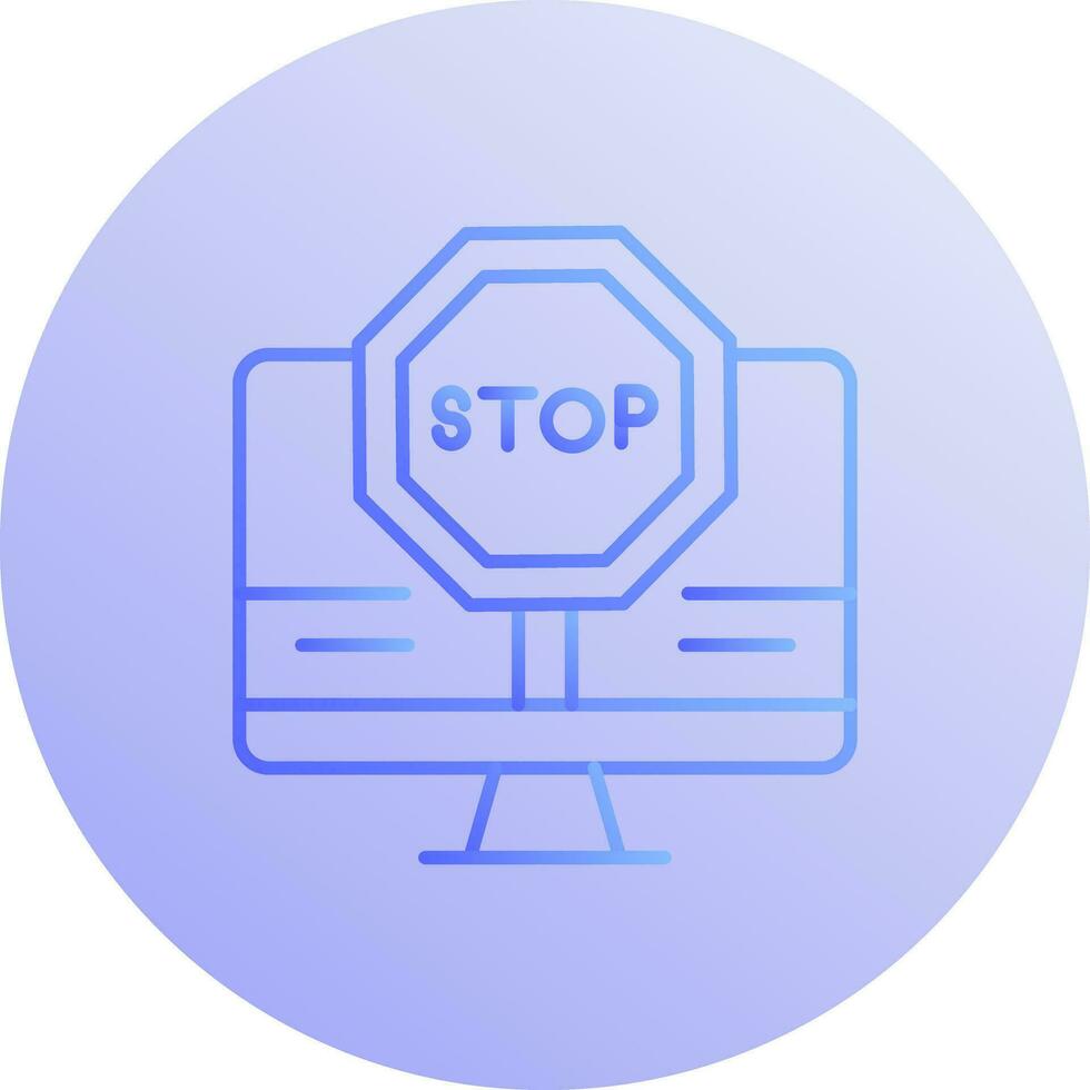 Stop Vector Icon