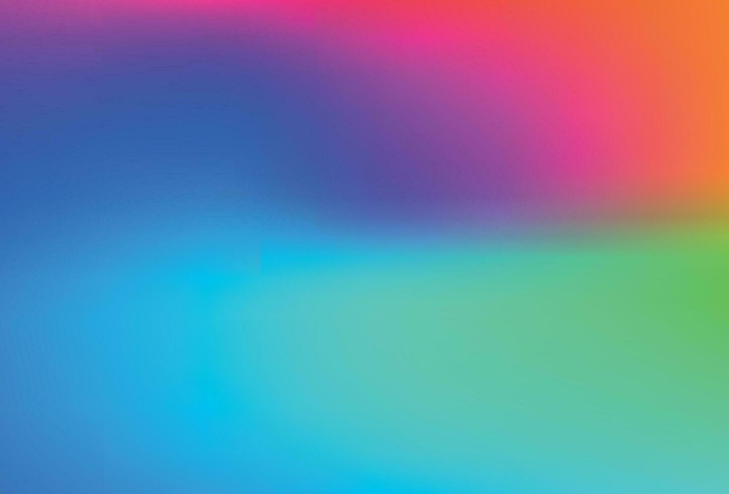 Smooth and blurry colorful gradient mesh background. Modern bright rainbow colors. Easy editable soft colored vector banner template