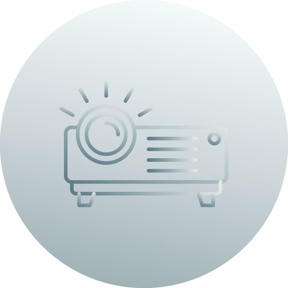 icono de vector de proyector