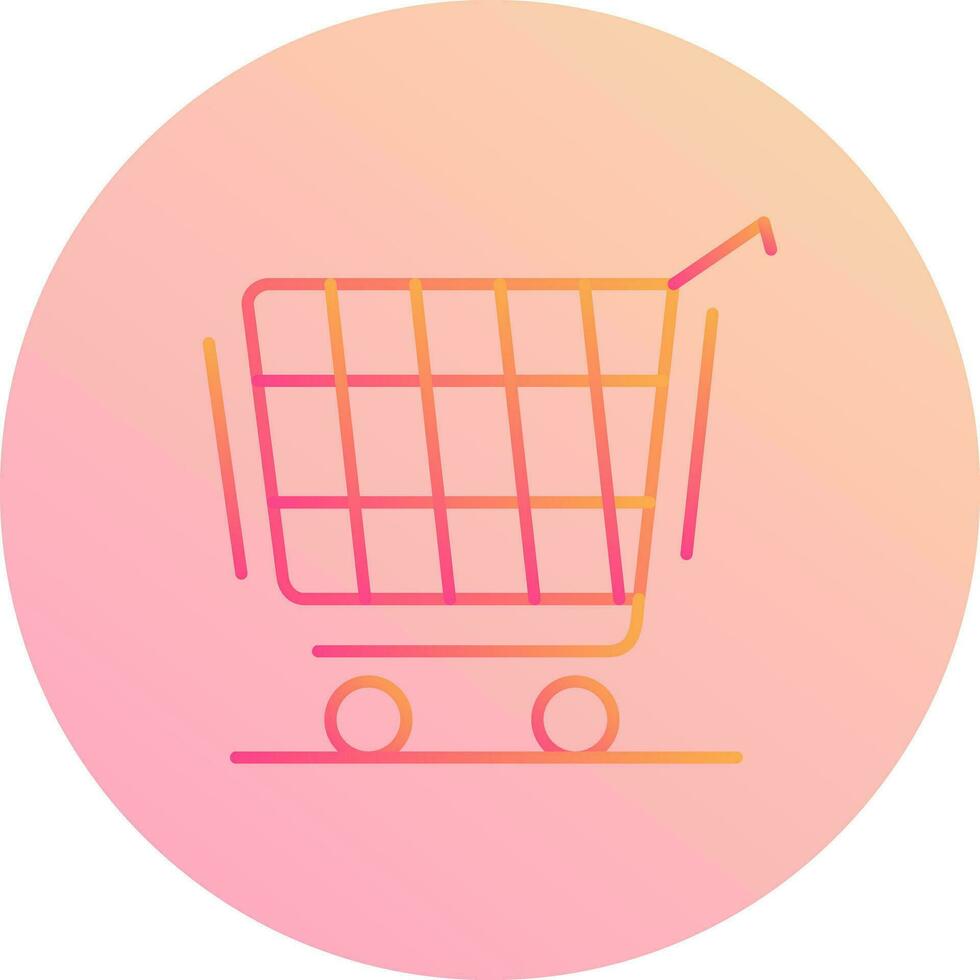 icono de vector de carrito de compras