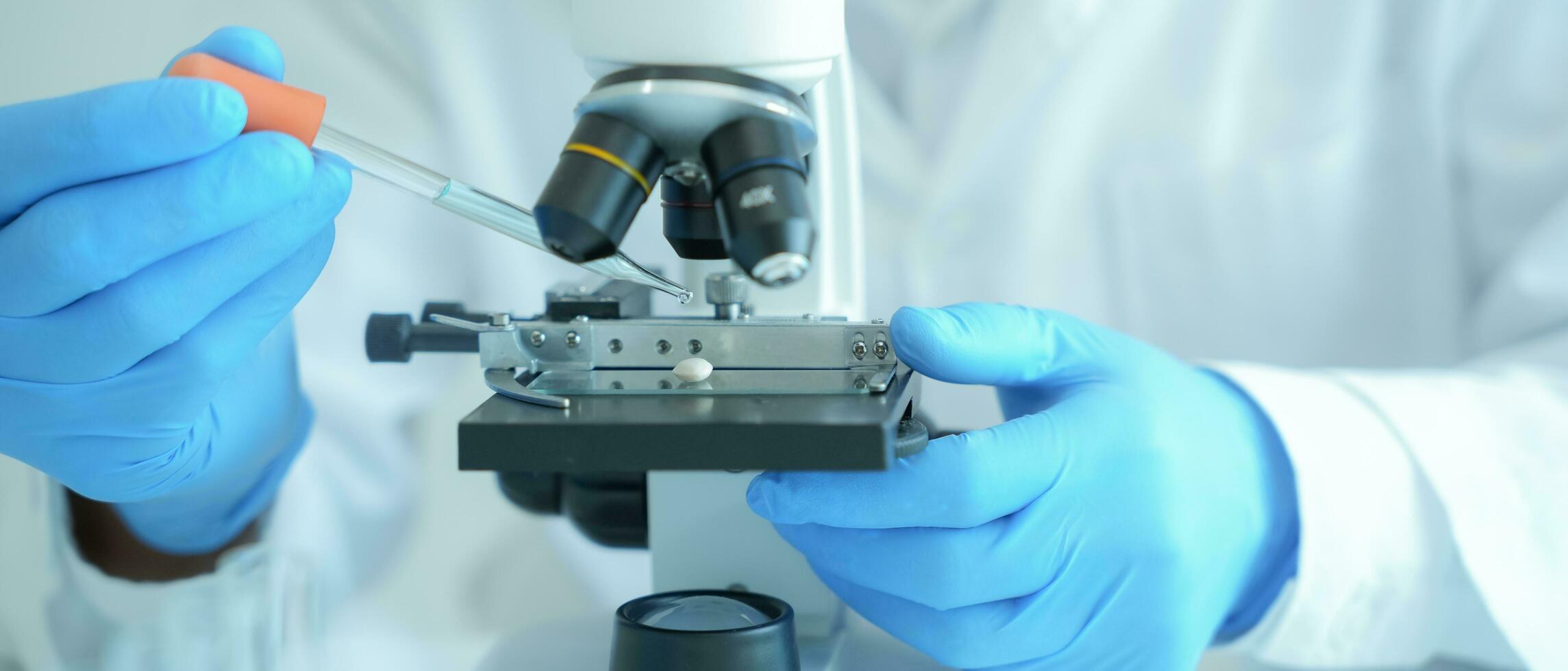 Scientist check chemical whole grains residues in laboratory. Control experts inspect the concentration of chemical residues. hazards, standard, prohibited substances, contaminate, Microbiologist photo