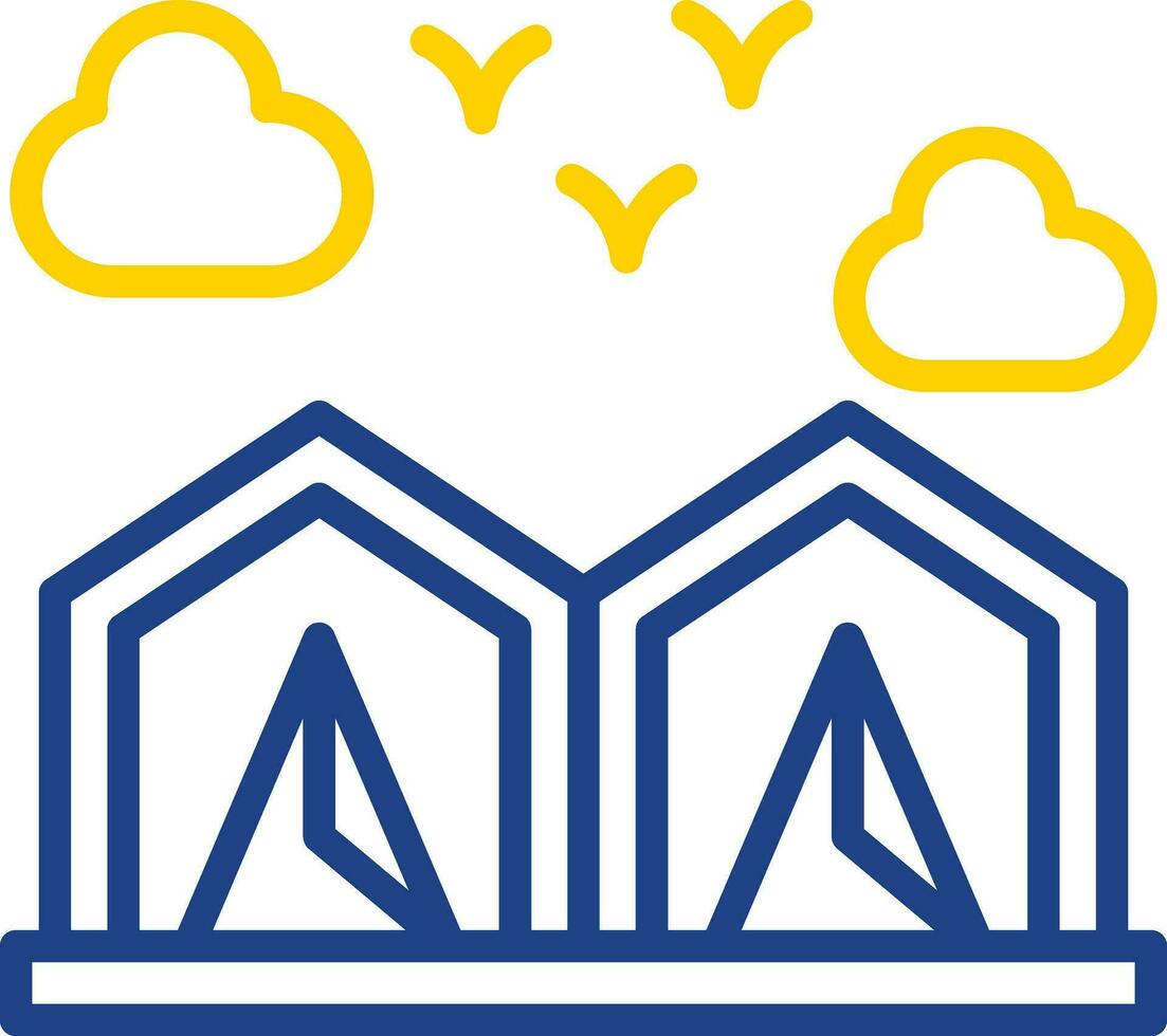 Camping Vector Icon Design