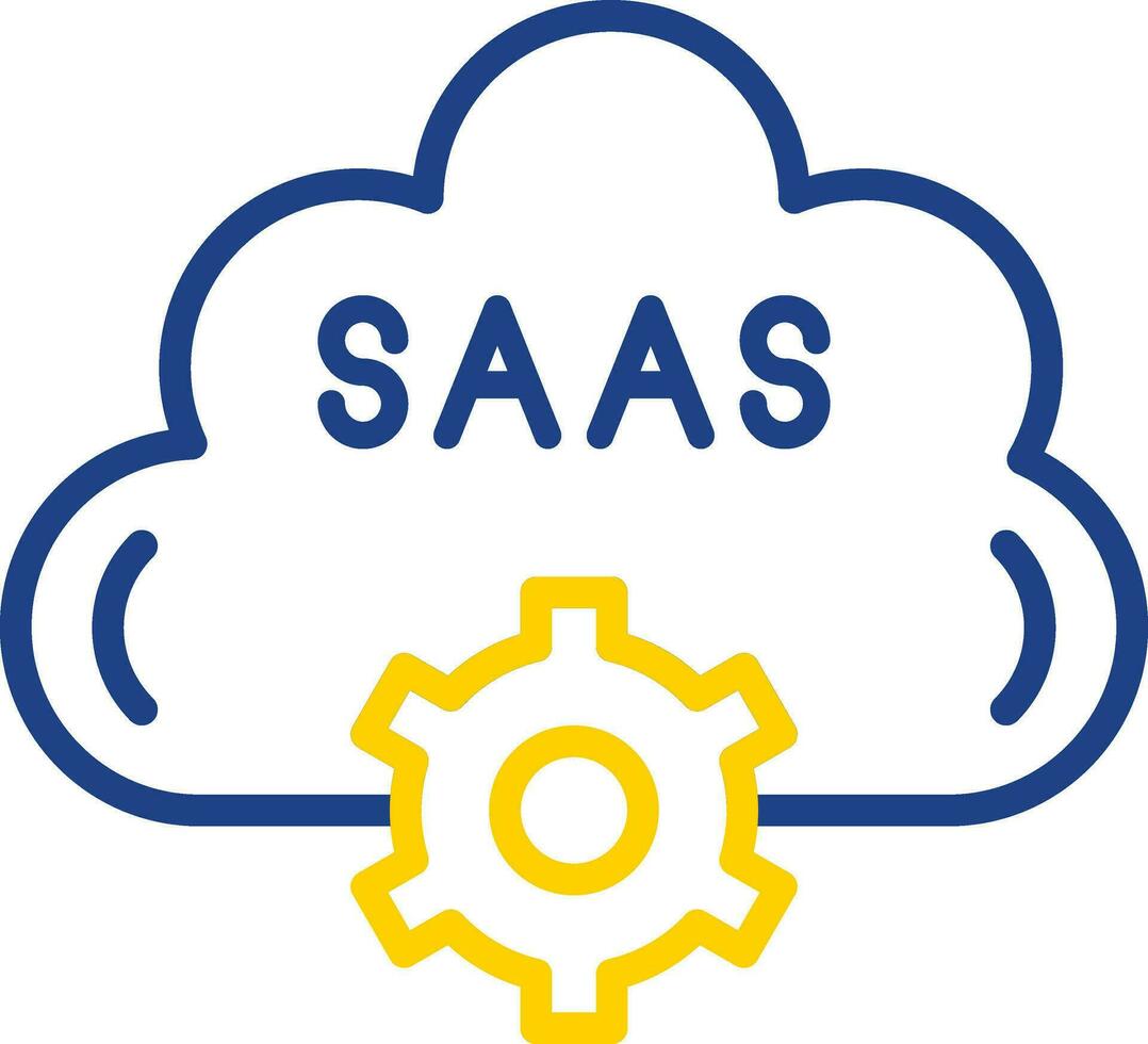 Saas Vector Icon Design