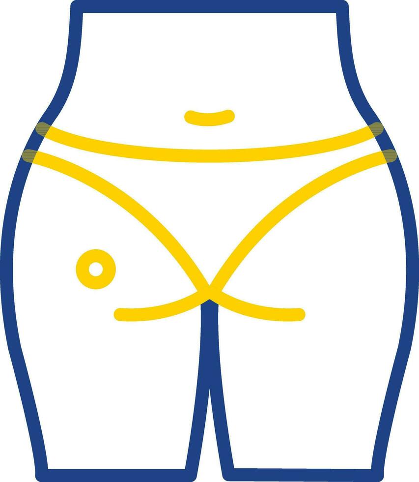 Buttocks Vector Icon Design