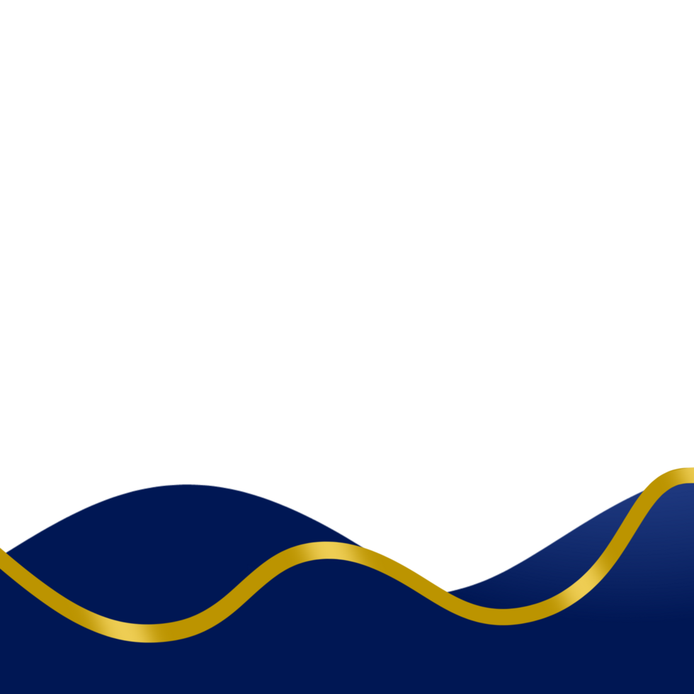 Blue luxury border png