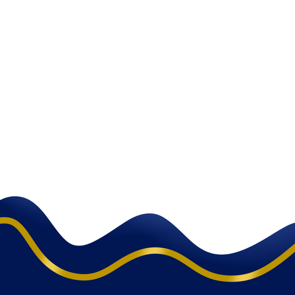 Blue luxury border png