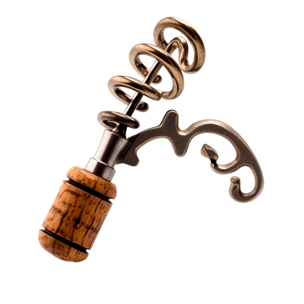 Corkscrew icon in cartoon style isolated png