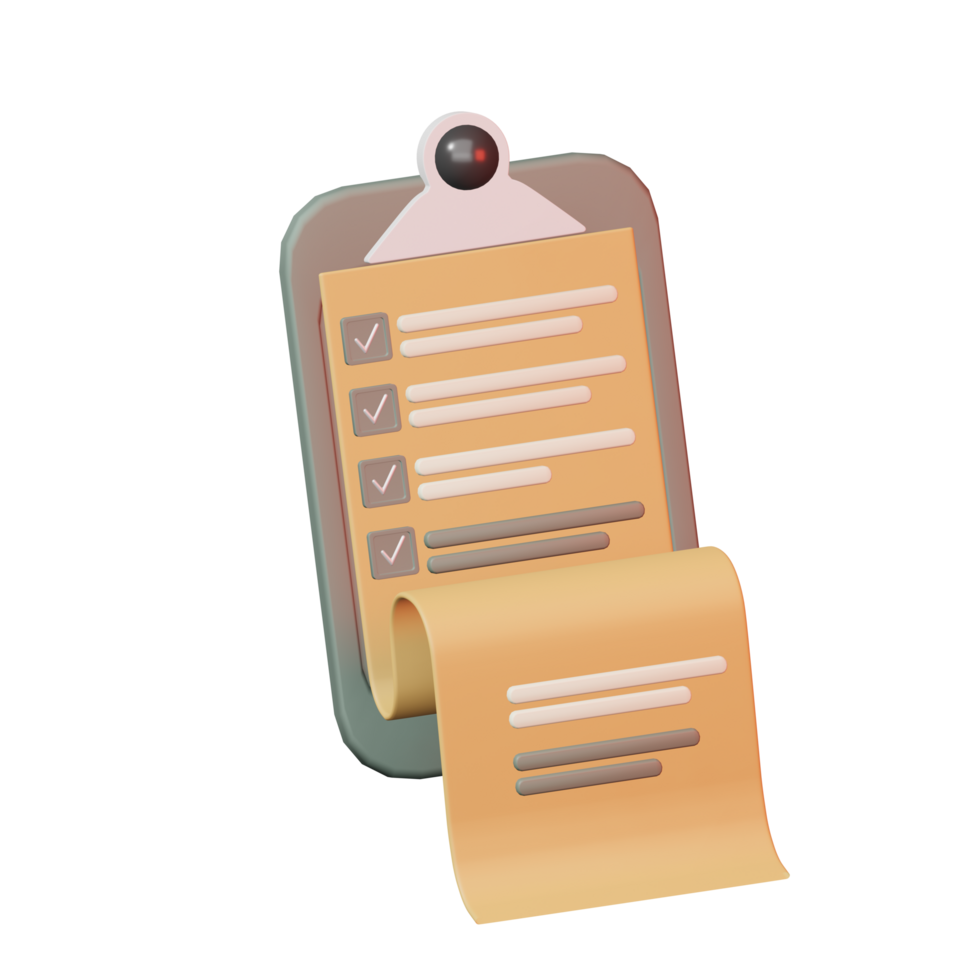 3d notelist icon png