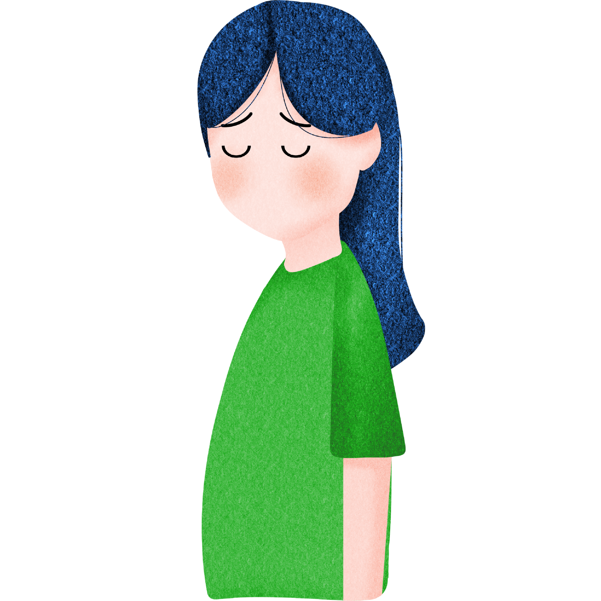 Cute Girl Sad Feeling 25028307 PNG cute-girl-sad-feeling-25028307-png