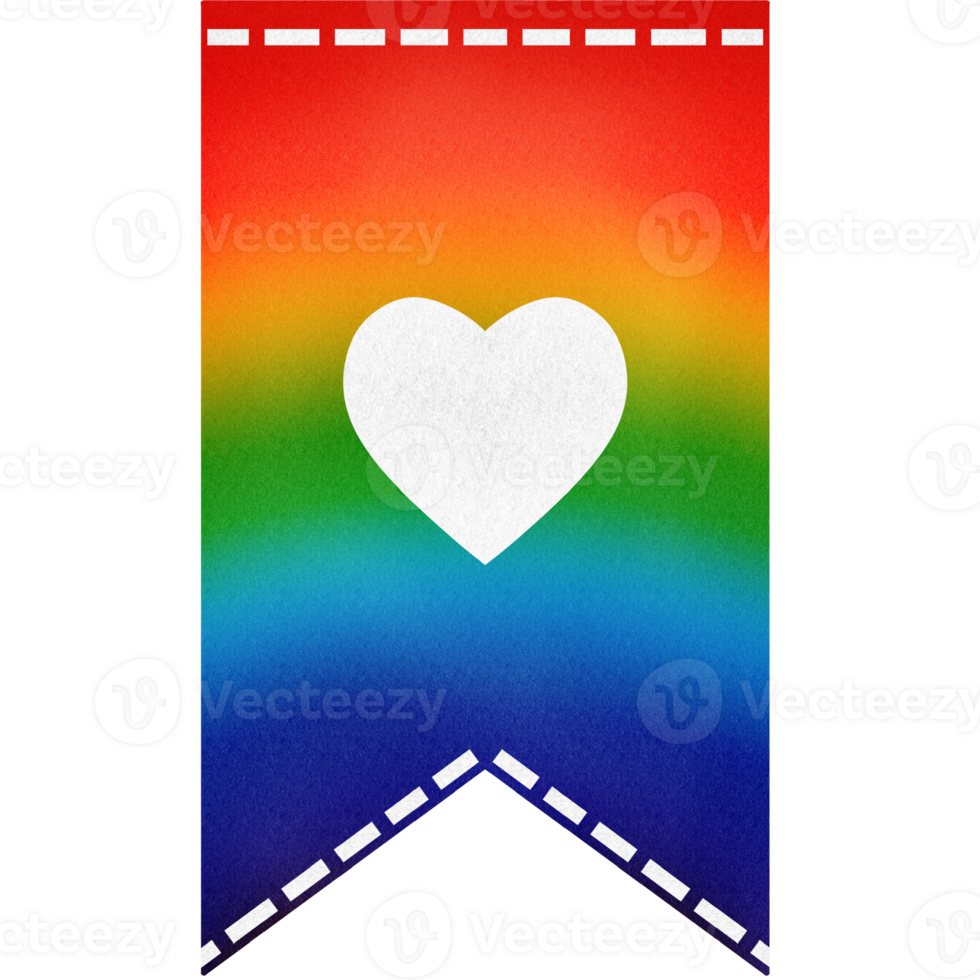 Lovely rainbow flag png