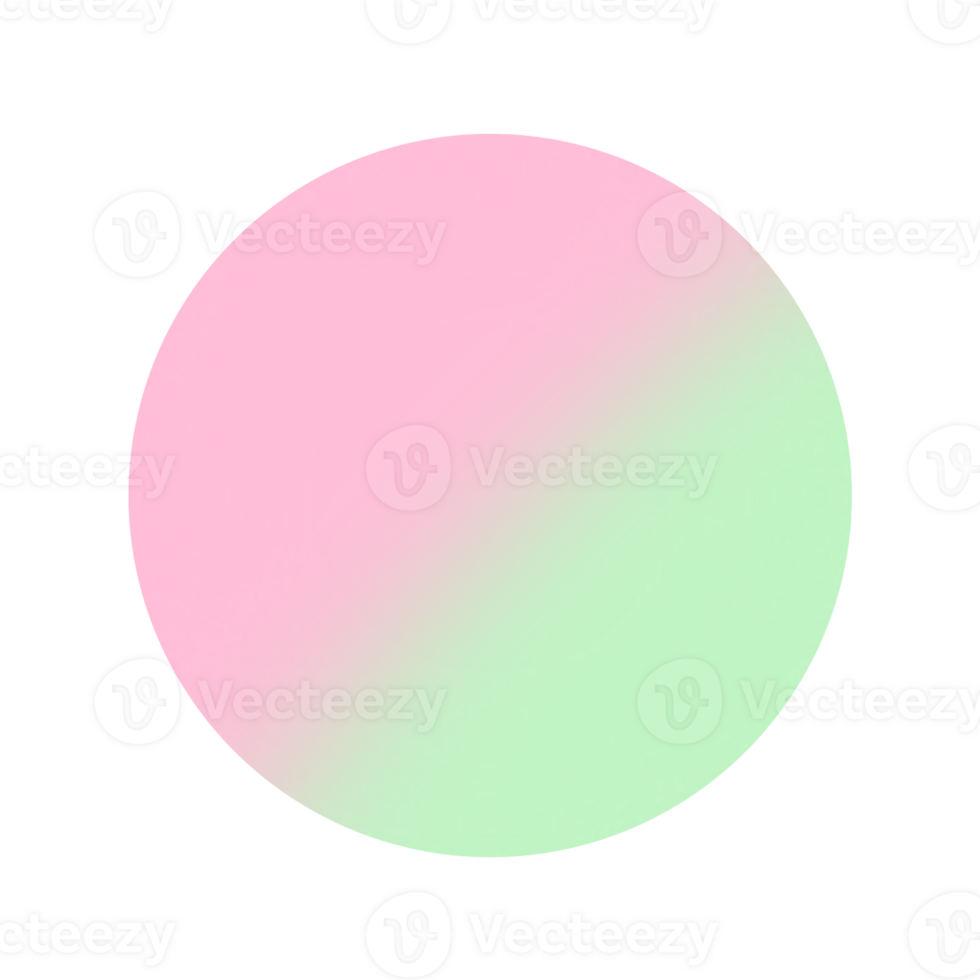 Pastel Rainbow Blurred Gradient Rainbow Colors circle png