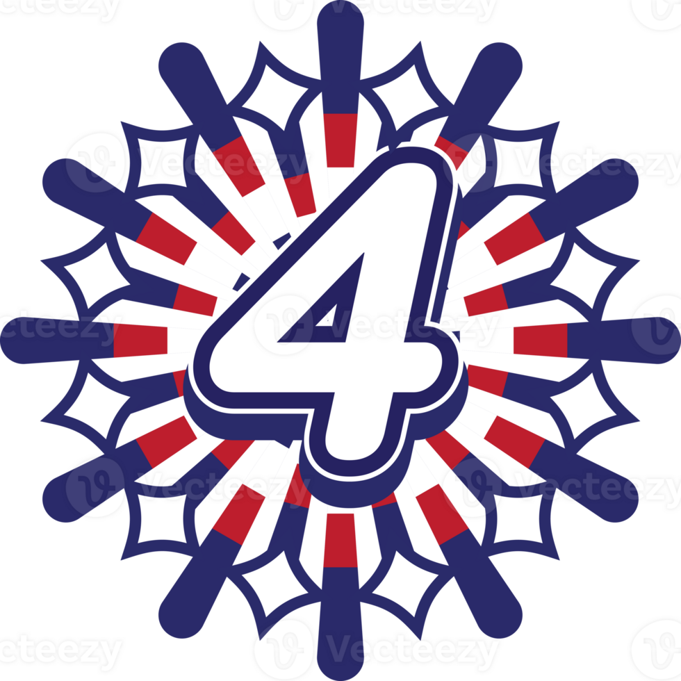 USA important day element png