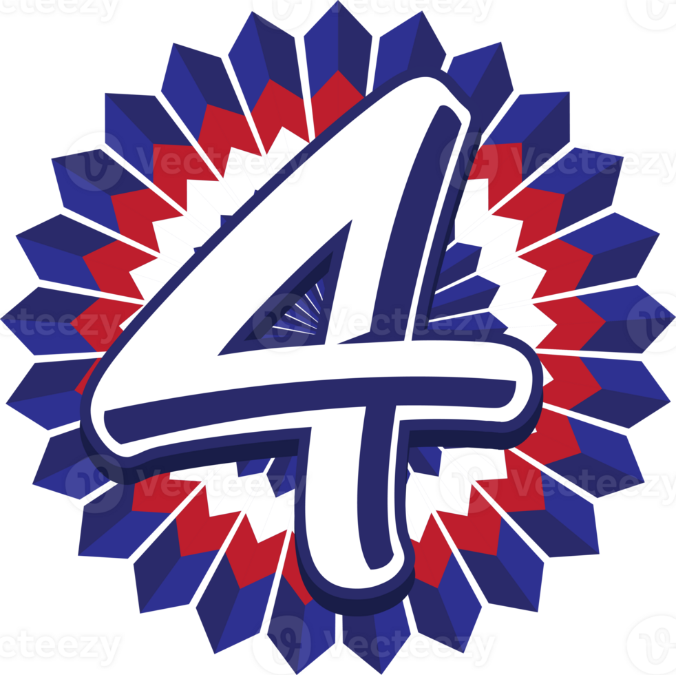 USA important day element png