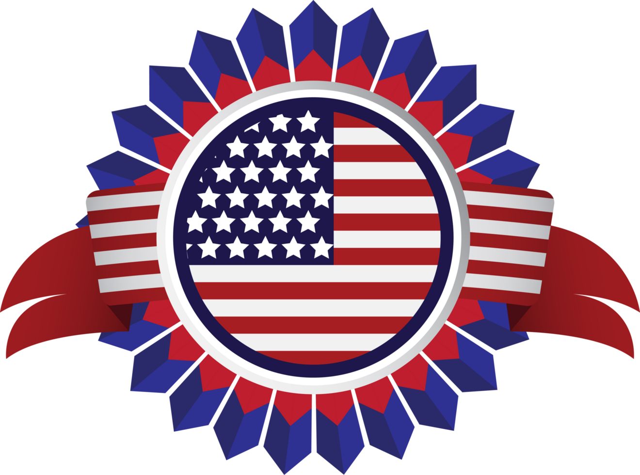 USA important day element png