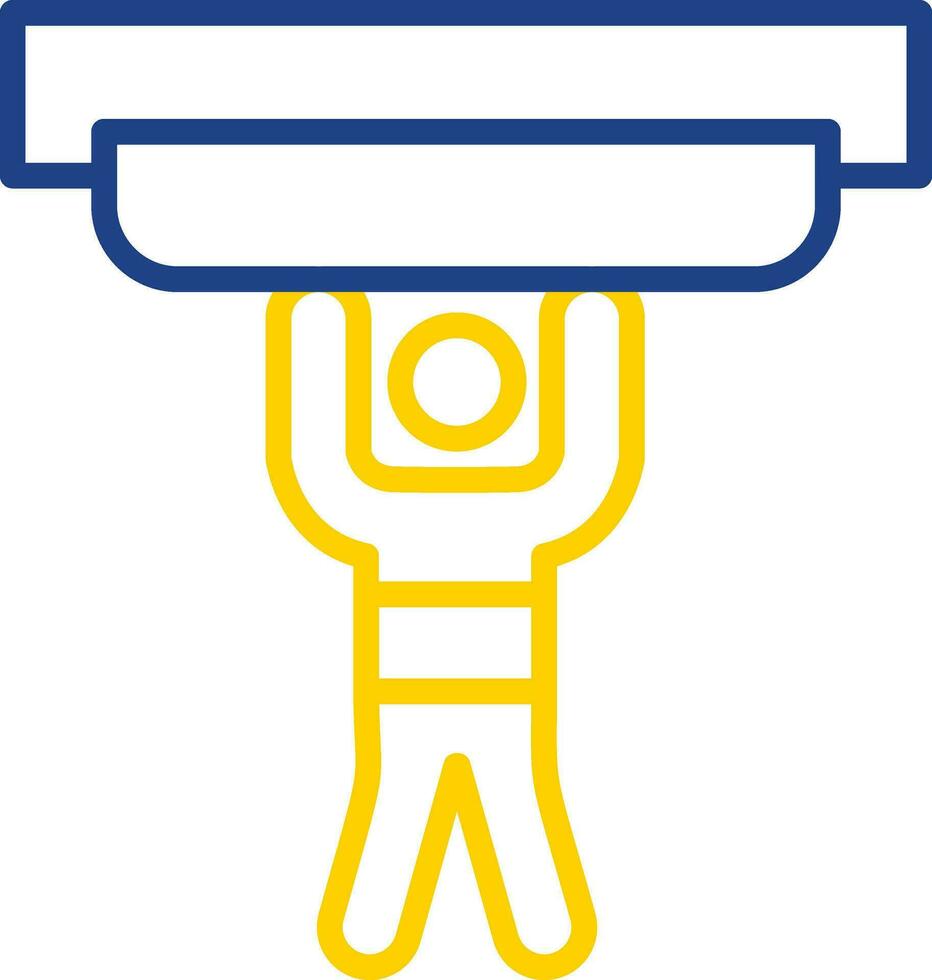 Hanging man Vector Icon Design