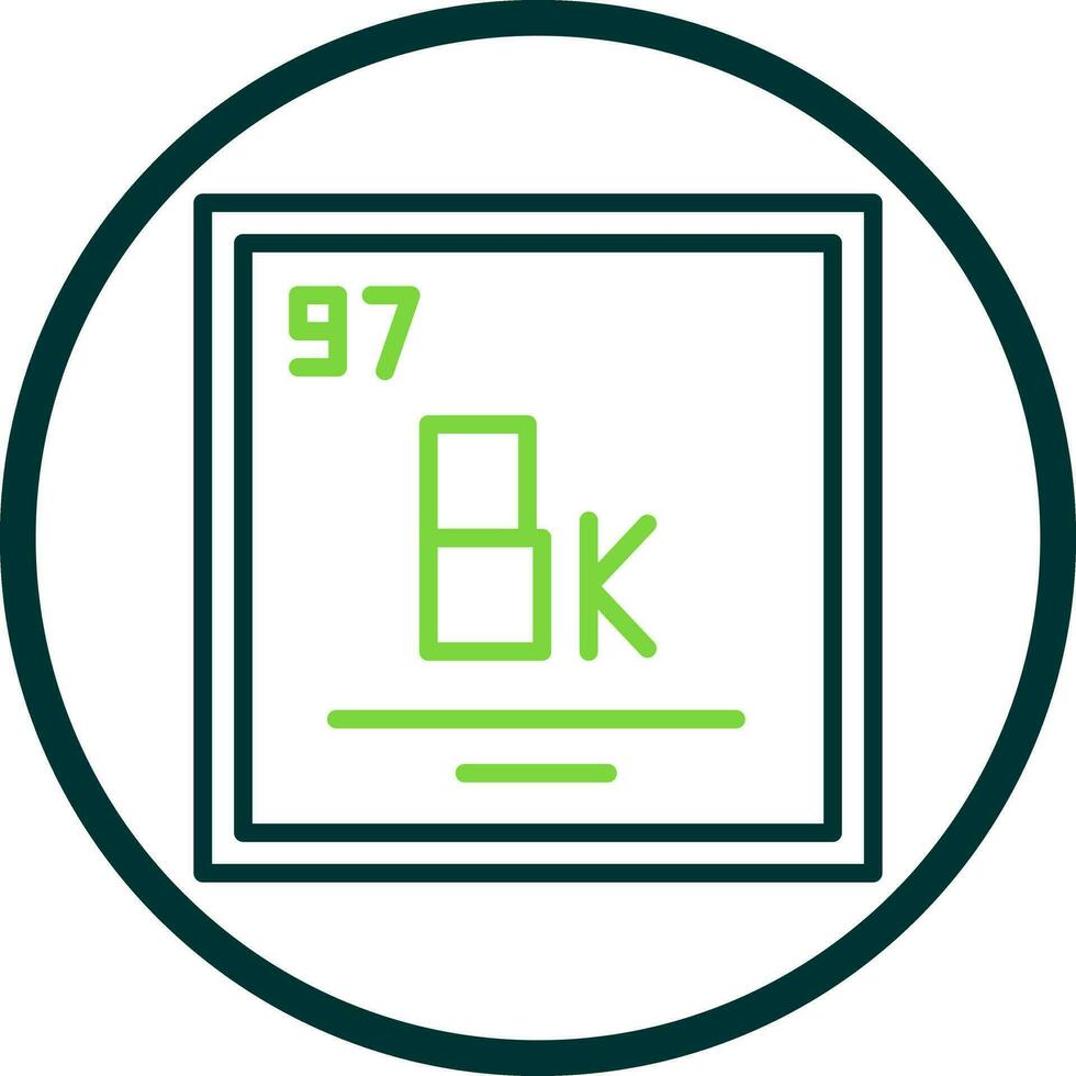 Berkelium Vector Icon Design