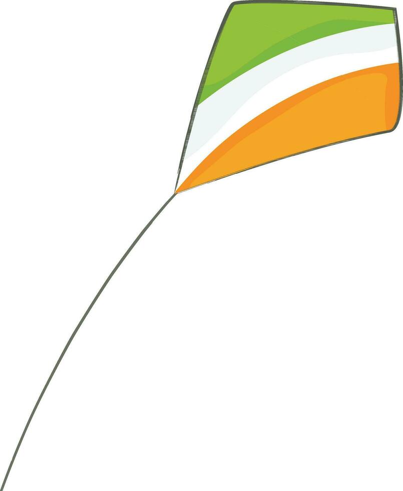 volador cometa en nacional bandera colores. vector