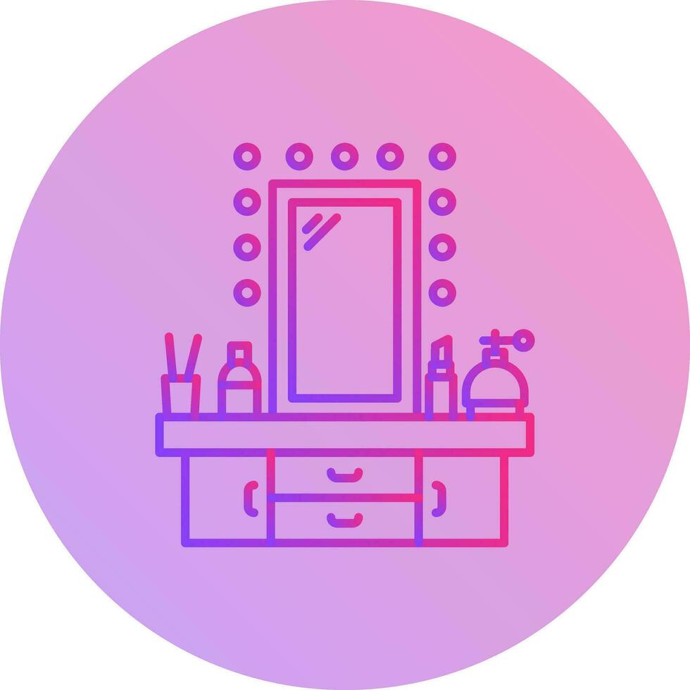 Dressing Table Vector Icon