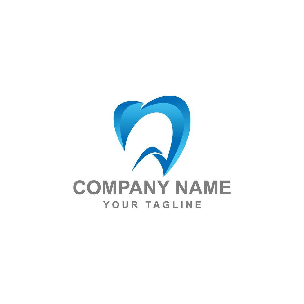 Teeth Logo Design. Creative Dentist Logo. Creative Dental Clinic Company Vector Logo.