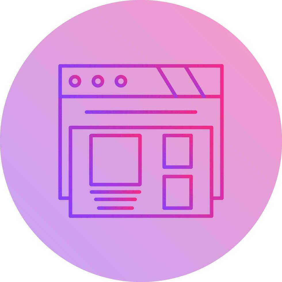 Layout Vector Icon