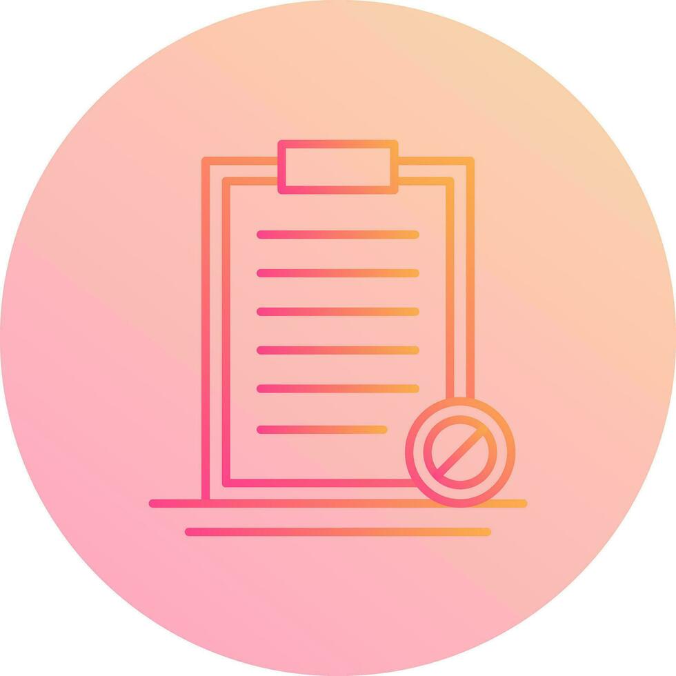 Prohibition Vector Icon