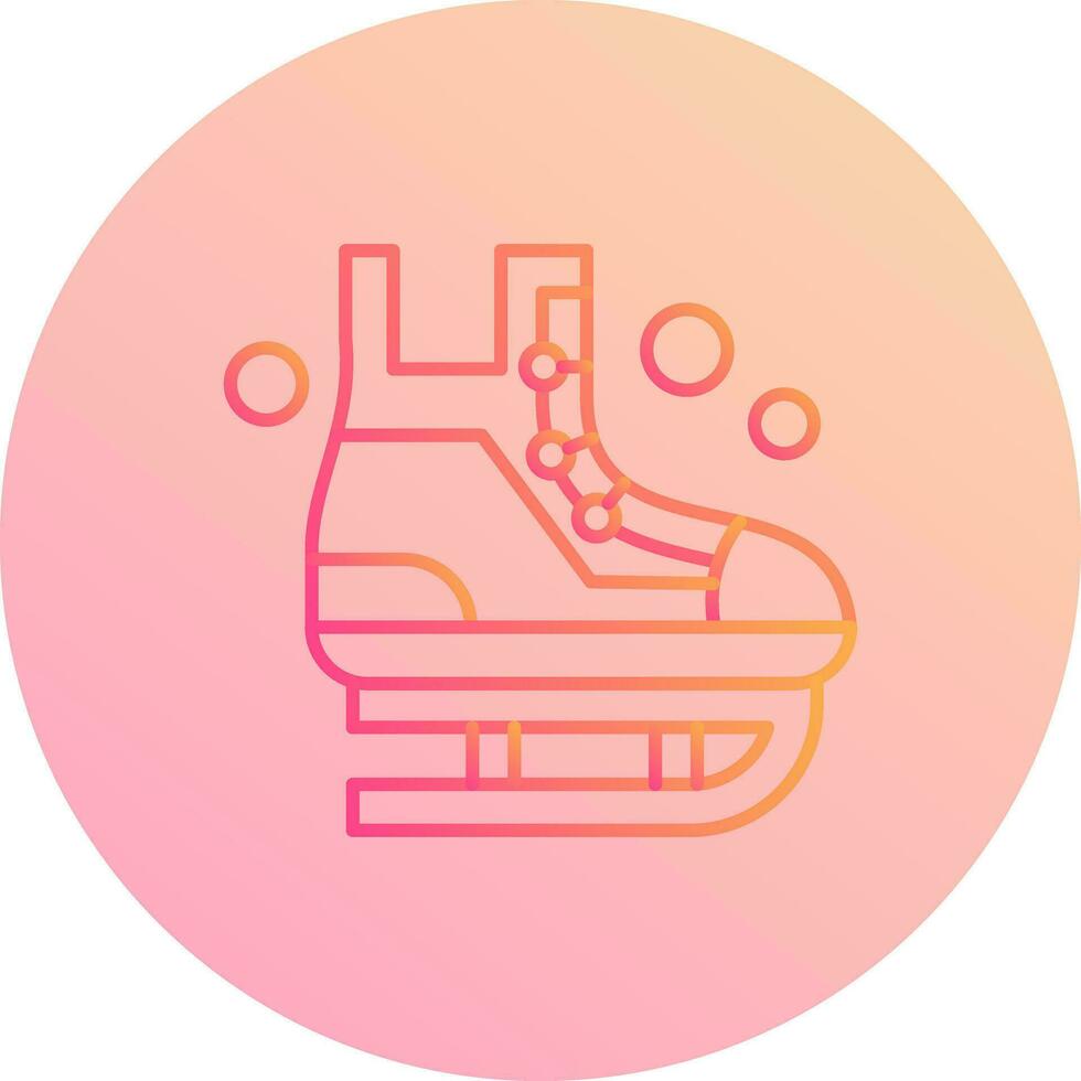 Ice Skating Vector Icon