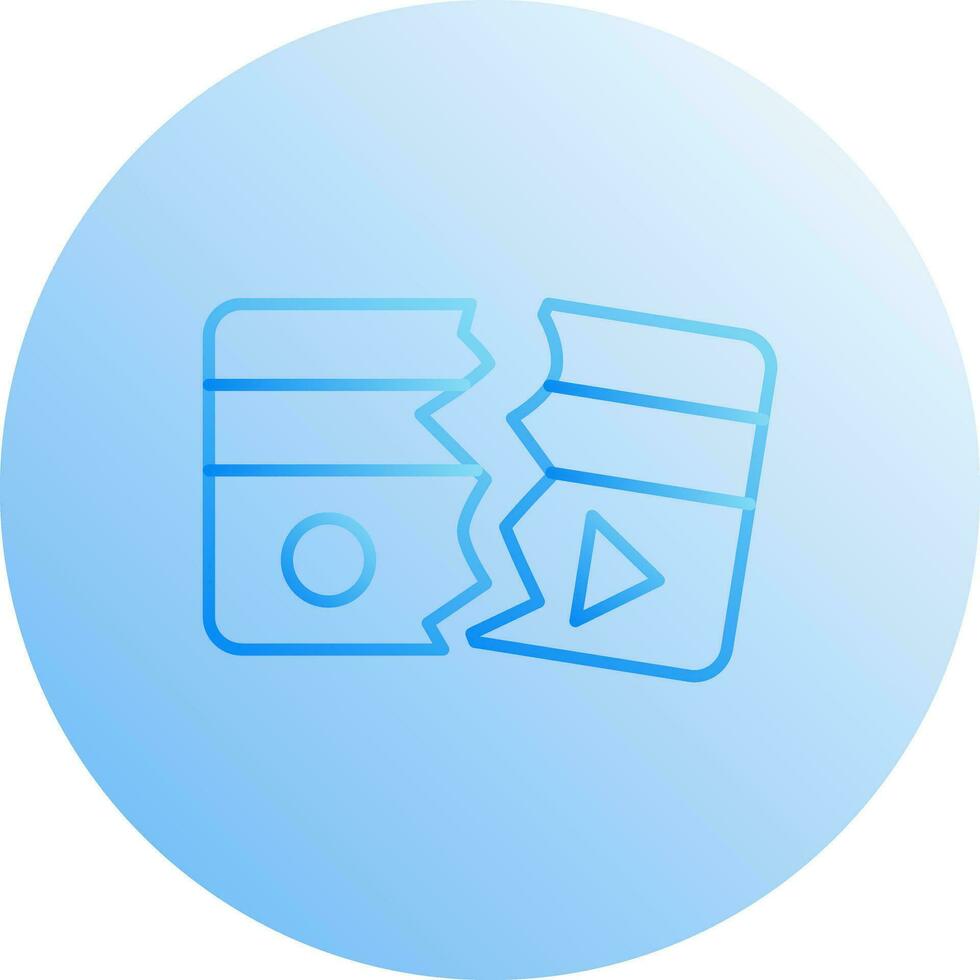 Broken Vector Icon