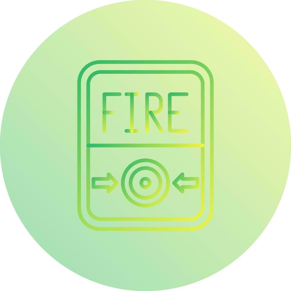 Fire Button Vector Icon