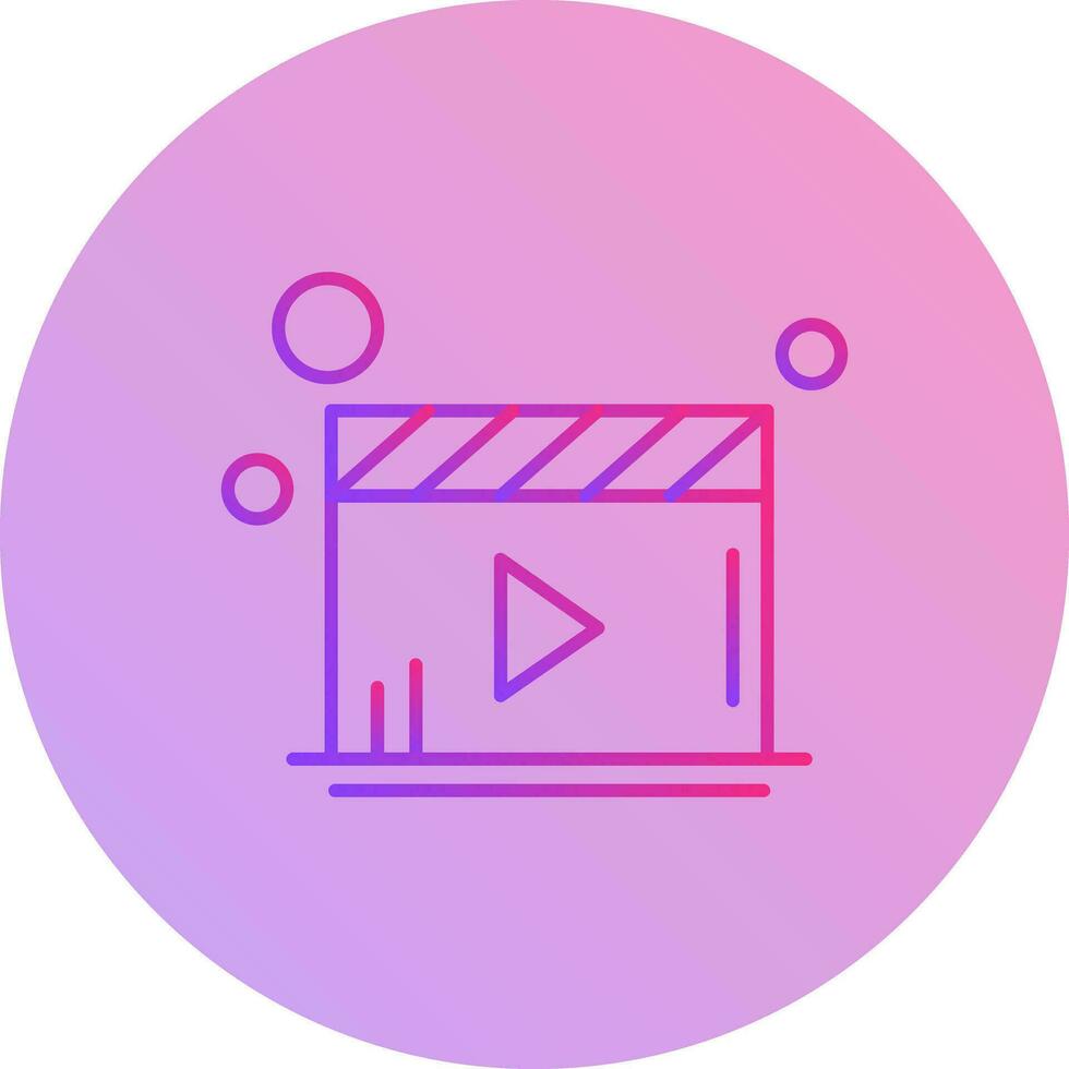 Video Player Vector Icon