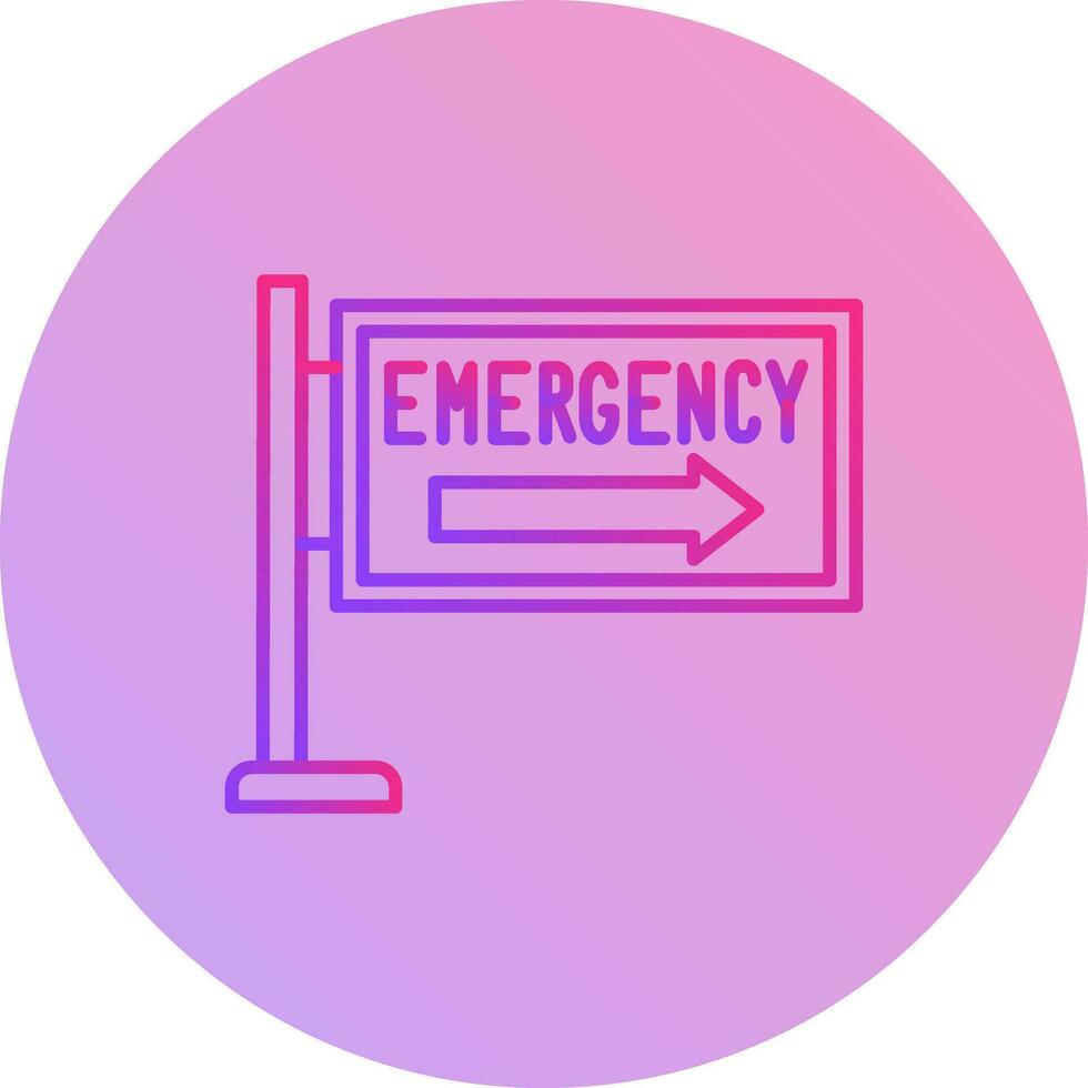 Emergency Sign Vector Icon