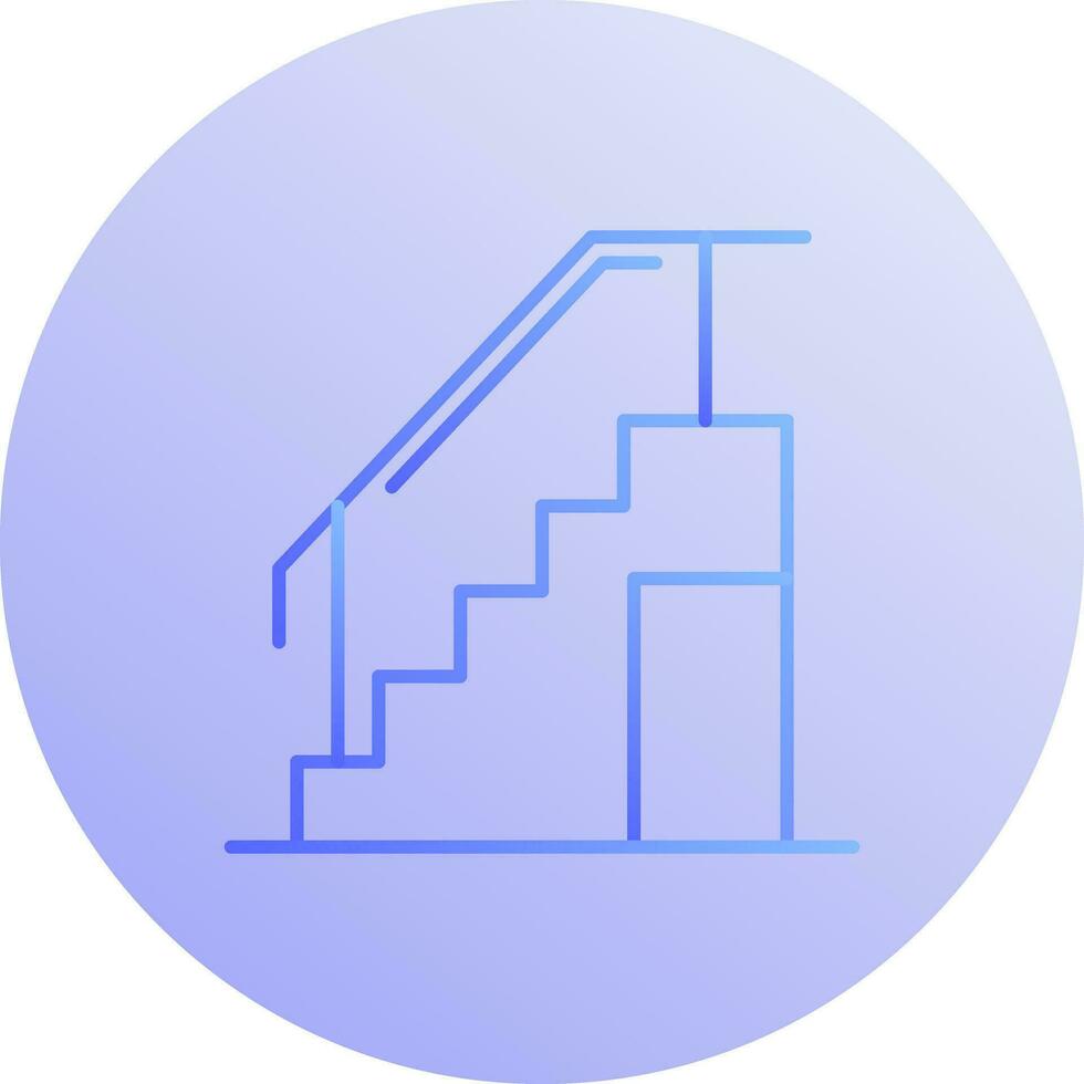 icono de vector de escaleras