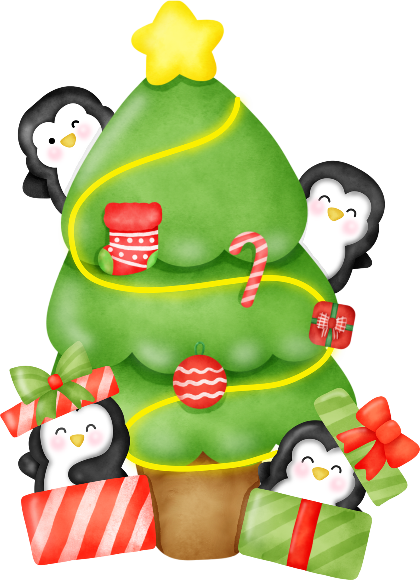 watercolor-christmas-penguin-25031699-png