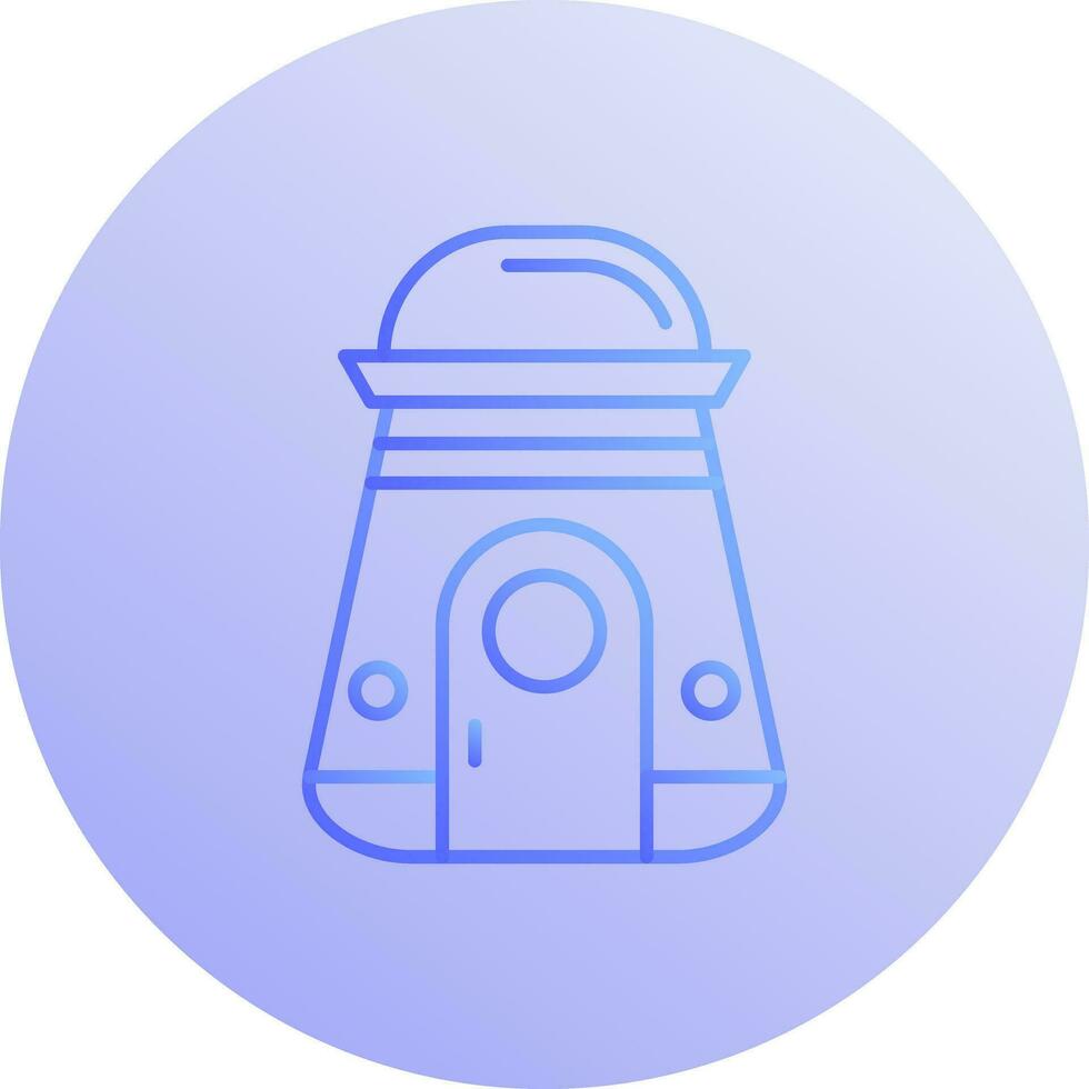 Space Capsule Vector Icon