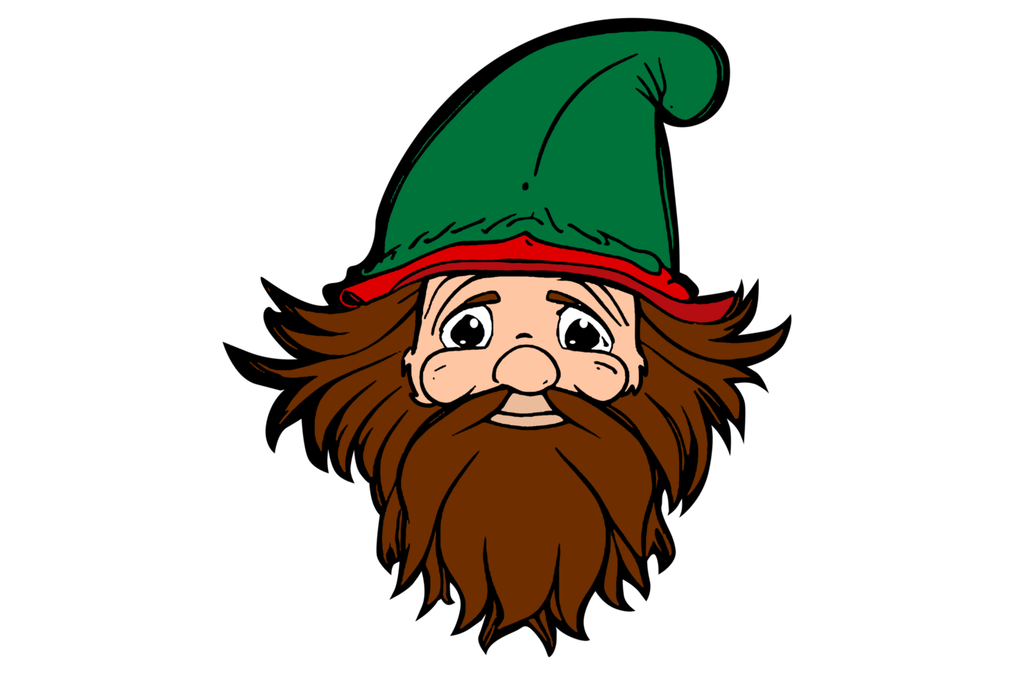 Christmas Art - Gnome Cartoon Character png