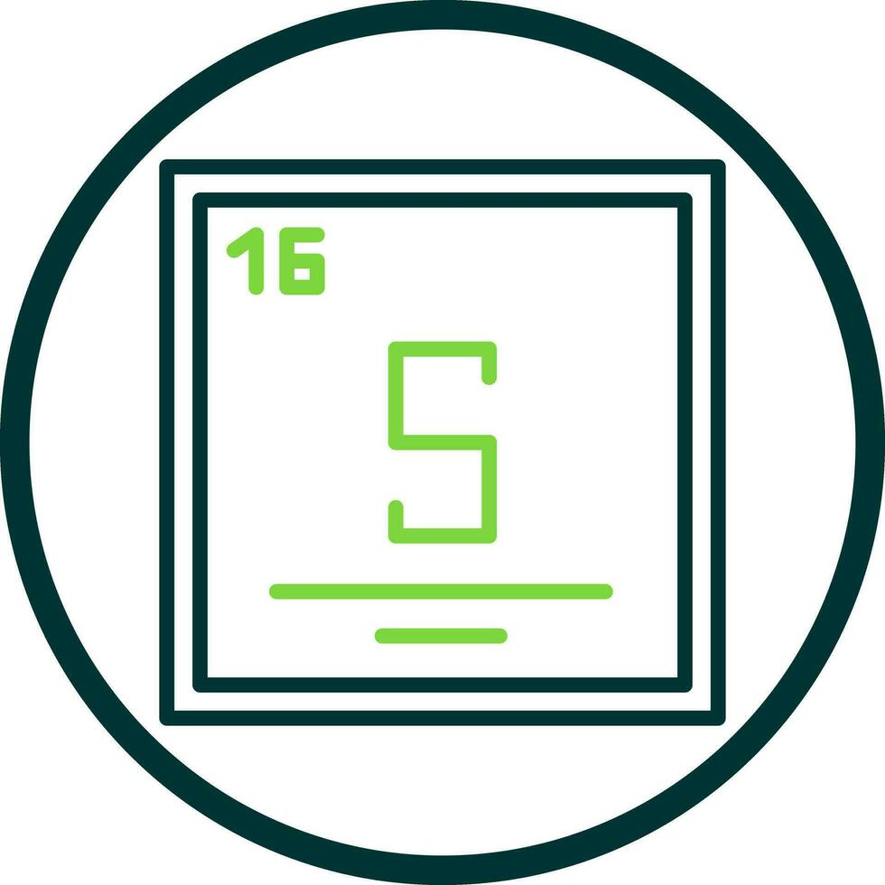 Sulfur Vector Icon Design