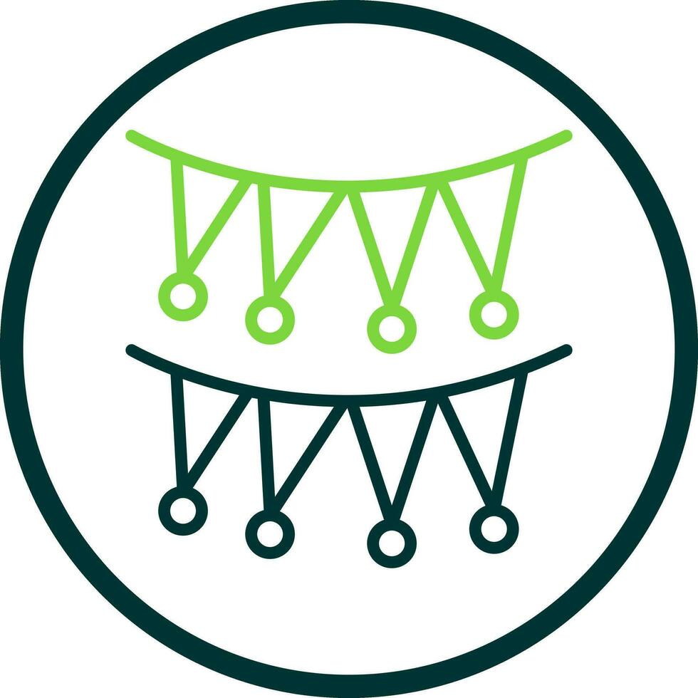 Garlands Vector Icon Design
