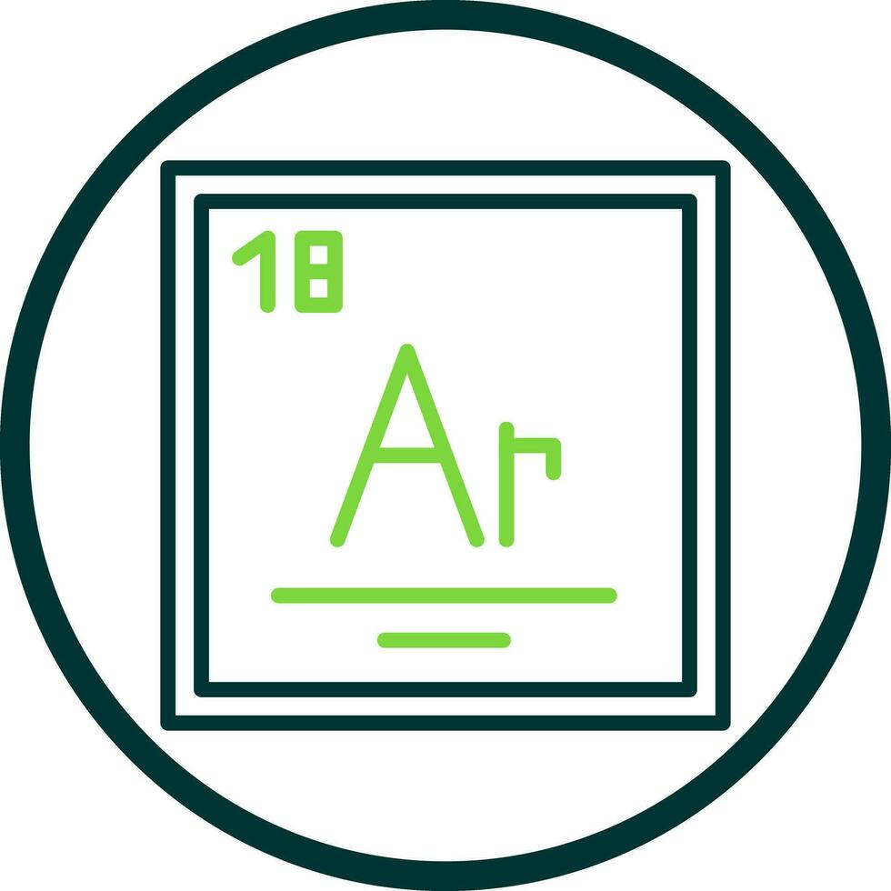 Argon Vector Icon Design