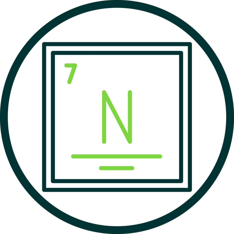 Nitrogen Vector Icon Design