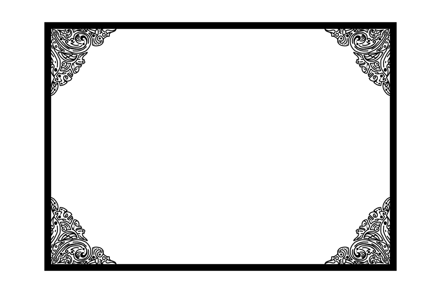 Ornament Border Design For Decoration Design 25032920 PNG ornament-border-design-for-decoration-design-25032920-png