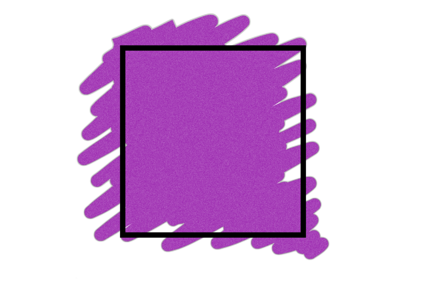 Square Frame Border Background With Color Doodles Element png
