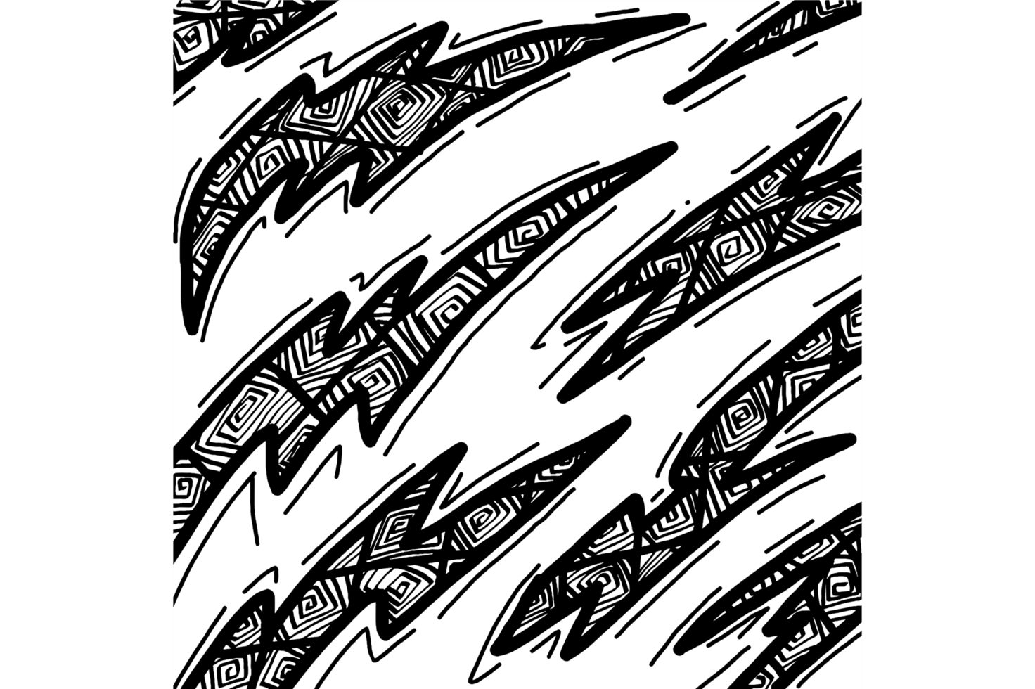 Square Background With Spiral Pattern In Electric png